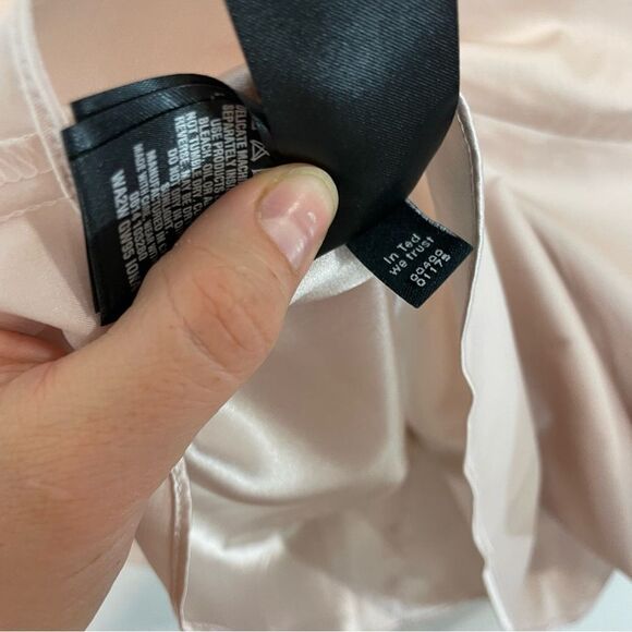 Ted Baker Blue Peplum Sleeveless Top Sz 3 Teds and 8 US - Picture 6 of 12